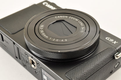 [Mint+++ in BOX] Canon PowerShot G9X 20.2MP Black Compact Digital Camera US Ship