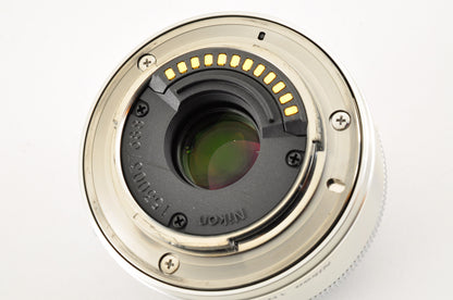 [US Duty Paid] Nikon 1 J5 Silver Double Lens Kit 10-30mm & 18.5mm SC: 1652 USA