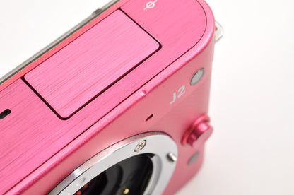 [US Duty Paid] Nikon 1 J2 Pink Digital Camera 10-30mm & 30-110mm Lens US Ships