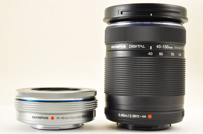 [Top Mint+] Olympus OM-D E-M10 Mark III Silver 14-42mm /40-150mm kit US OR Ship