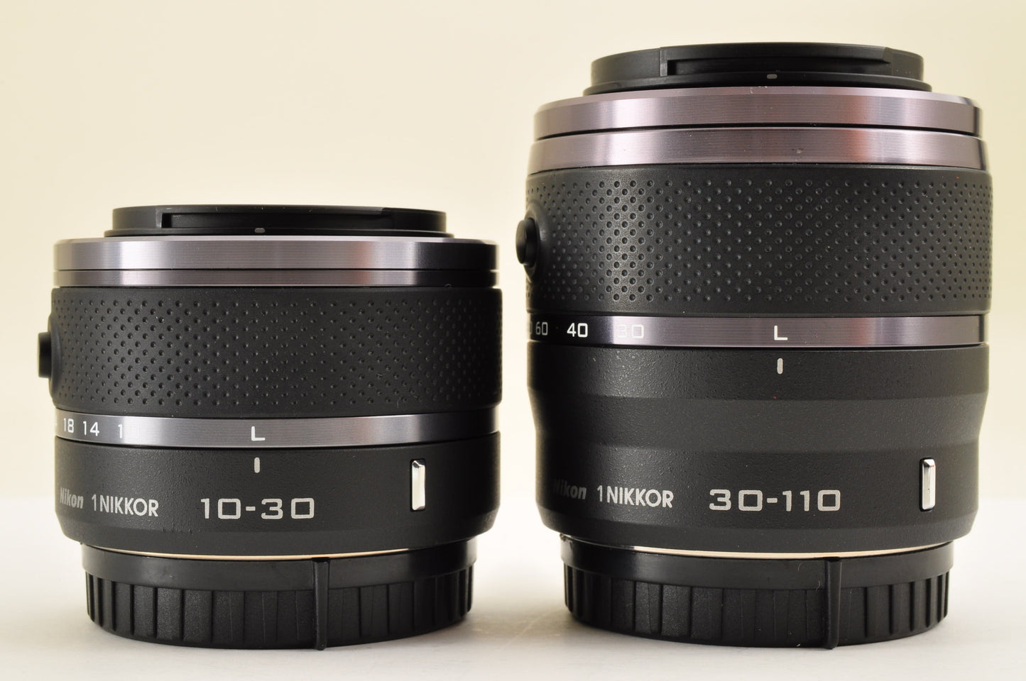 [Mint+++] Nikon 1 V1 Black Mirrorless Camera 10-30mm & 30-110mm W zoom Lens Kit
