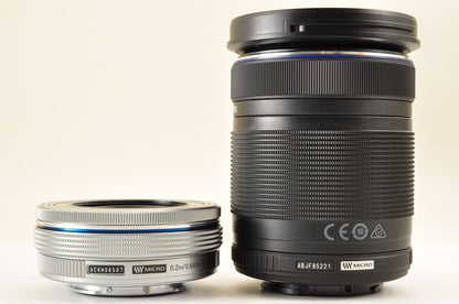 [Top Mint+] Olympus OM-D E-M10 Mark III Silver 14-42mm /40-150mm kit US OR Ship