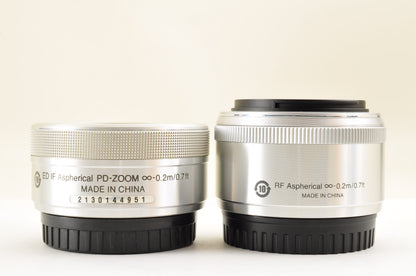 [US Duty Paid] Nikon 1 J5 Silver Double Lens Kit 10-30mm & 18.5mm SC: 1652 USA