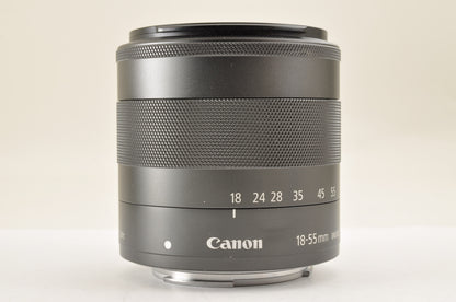 [Mint+++] Canon EOS M6 Silver Mirrorless Camera EF-M 18-55mm Lens & EVF-DC2 USA
