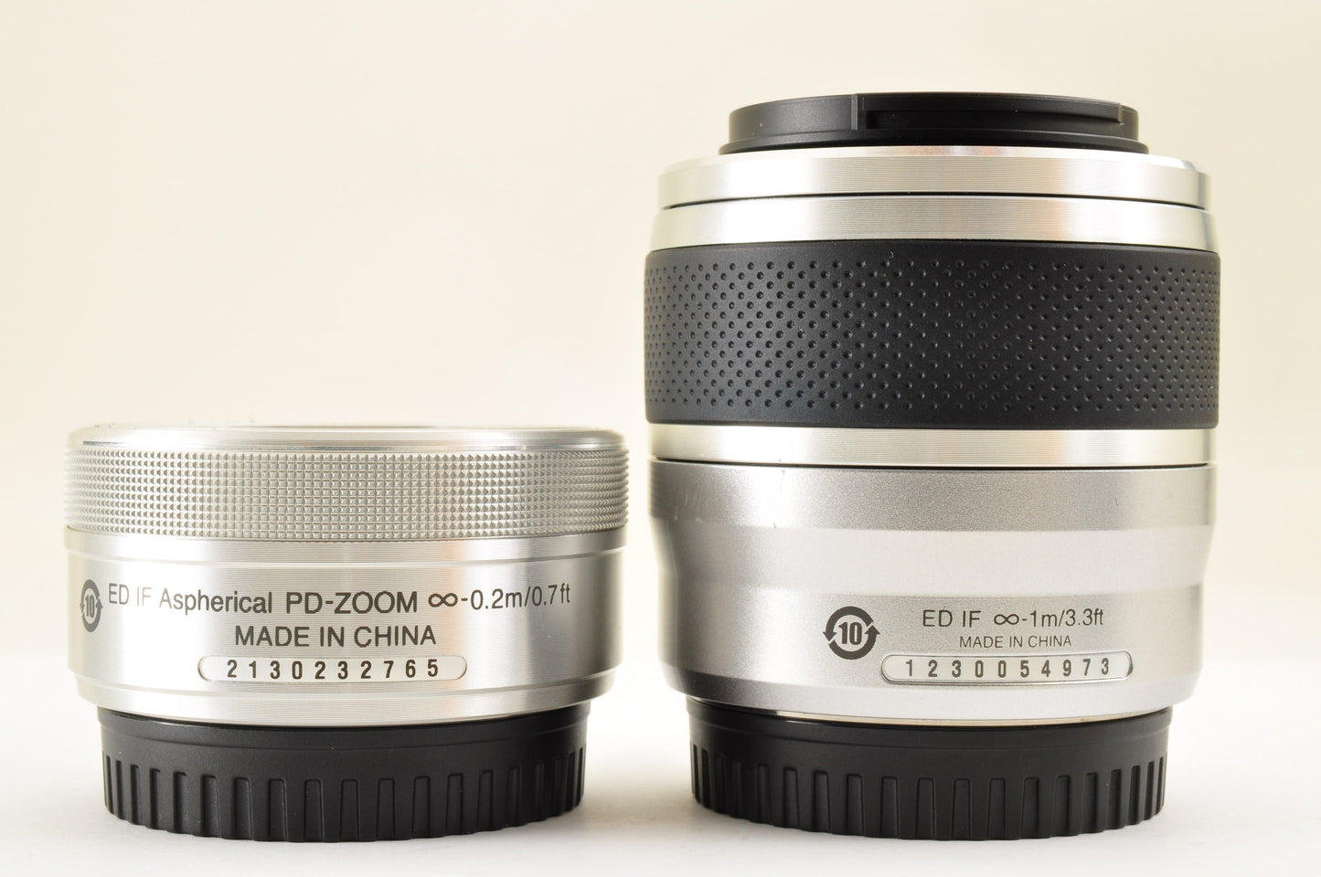 [Mint+ SC: 101] Nikon 1 J5 Silver Double Lens Kit 10-30mm & 30-110mm US Ships