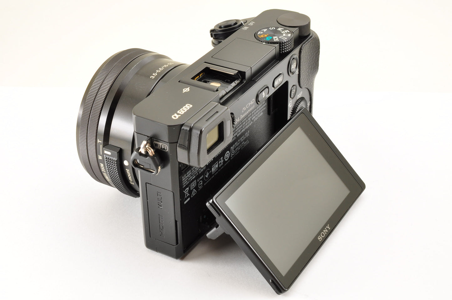 [Mint] SONY Alpha A6000 Mirrorless Camera Silver w/ SELP1650 & SEL16F28 USA