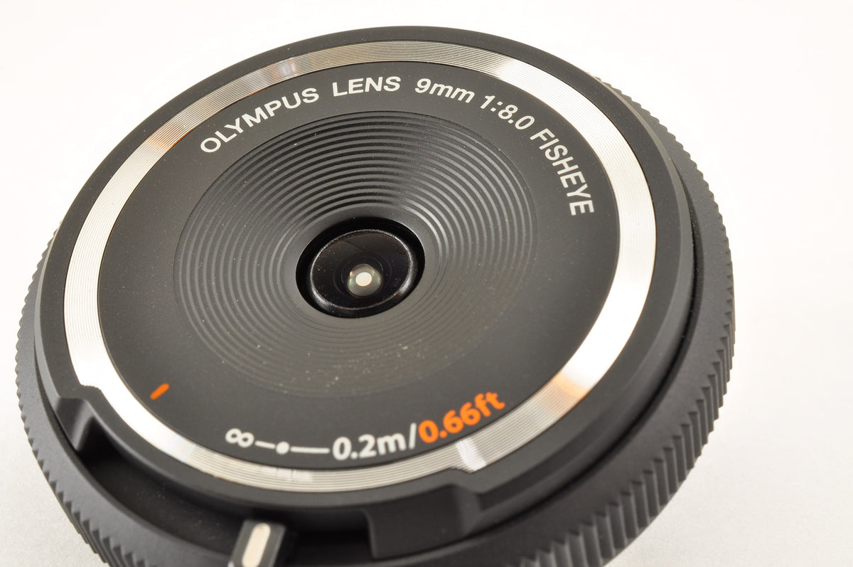 [Top Mint+] OLYMPUS Fisheye Body Cap Lens Black 9mm f/8.0 BCL-0980 Wide Angle US