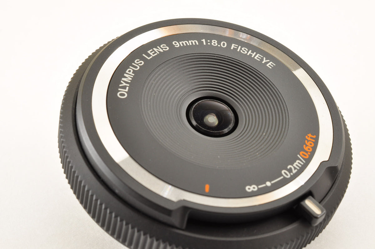 [Top Mint+] OLYMPUS Fisheye Body Cap Lens Black 9mm f/8.0 BCL-0980 Wide Angle US