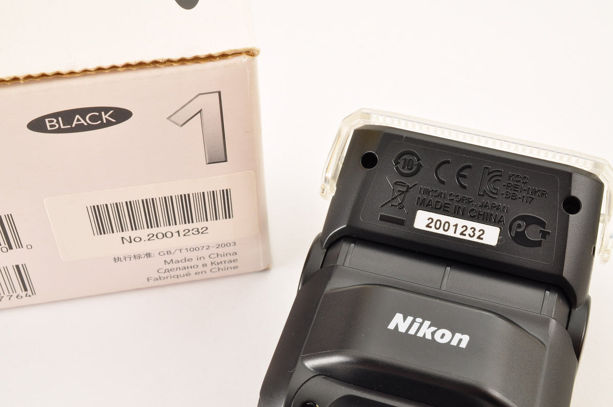 [Top Mint+] Nikon Speedlight SB-N7 Black Shoe Mount Flash for Nikon 1 From JAPAN