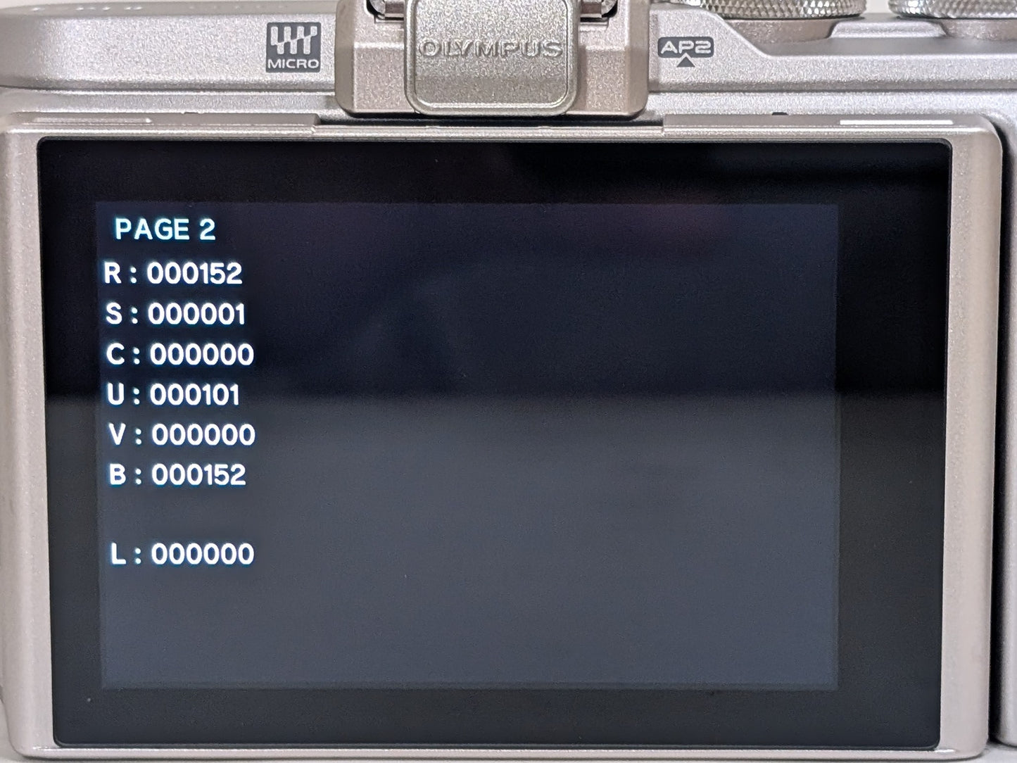 [Top Mint Count: 152] OLYMPUS PEN E-PL8 White & 15mm F/8 Body cap Lens USA