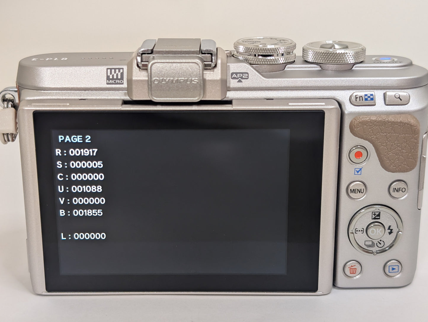 [US Duty Paid] OLYMPUS PEN E-PL8 Brown 14-42mm 40-150mm Lens Count:1917 From USA