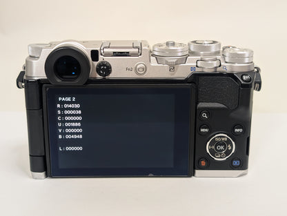 [US Duty Paid] Olympus PEN-F 20.3MP Digital Mirrorless  Silver Body Count: 14030