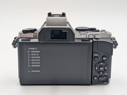 [Mint+] OLYMPUS OM-D E-M5 Silver Digital mirrorless w/ 12-50mm EZ Ship from US