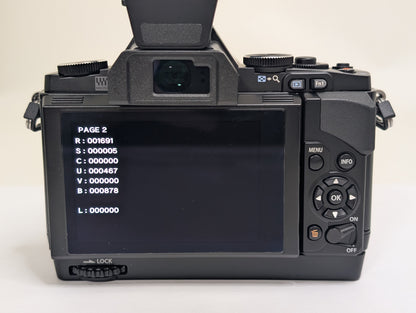 [Mint+++] OLYMPUS OM-D E-M5 Black Digital mirrorless w/ 12-50mm EZ Ship from US