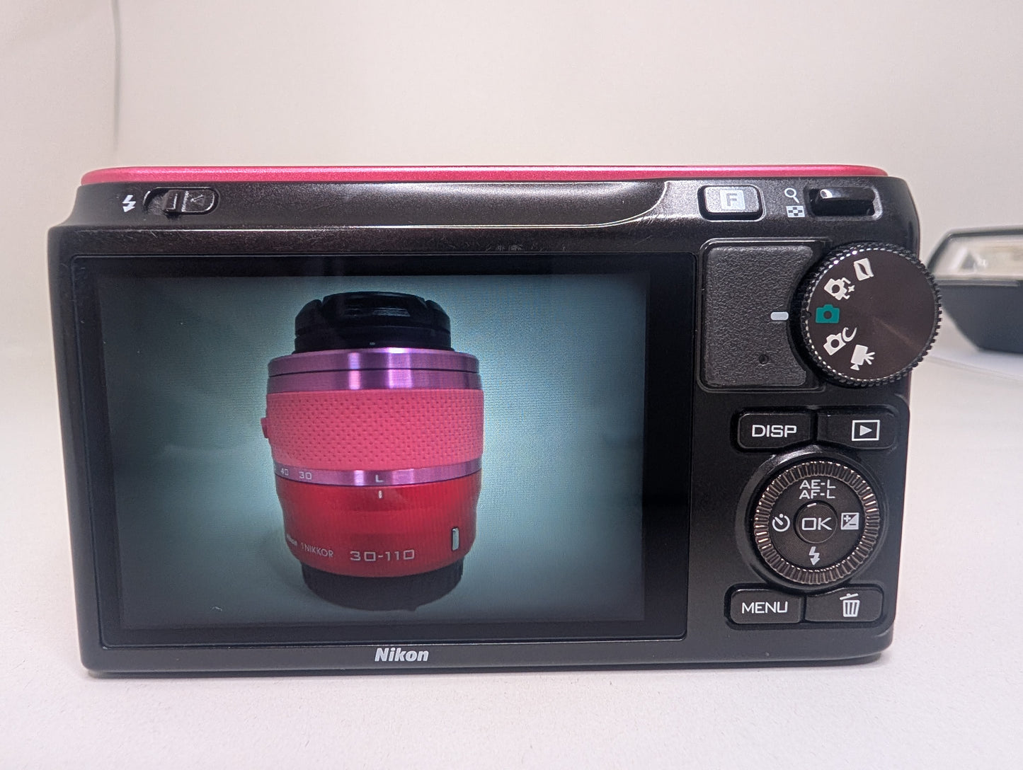 [US Duty Paid] Nikon 1 J2 Pink Digital Camera 10-30mm & 30-110mm Lens US Ships