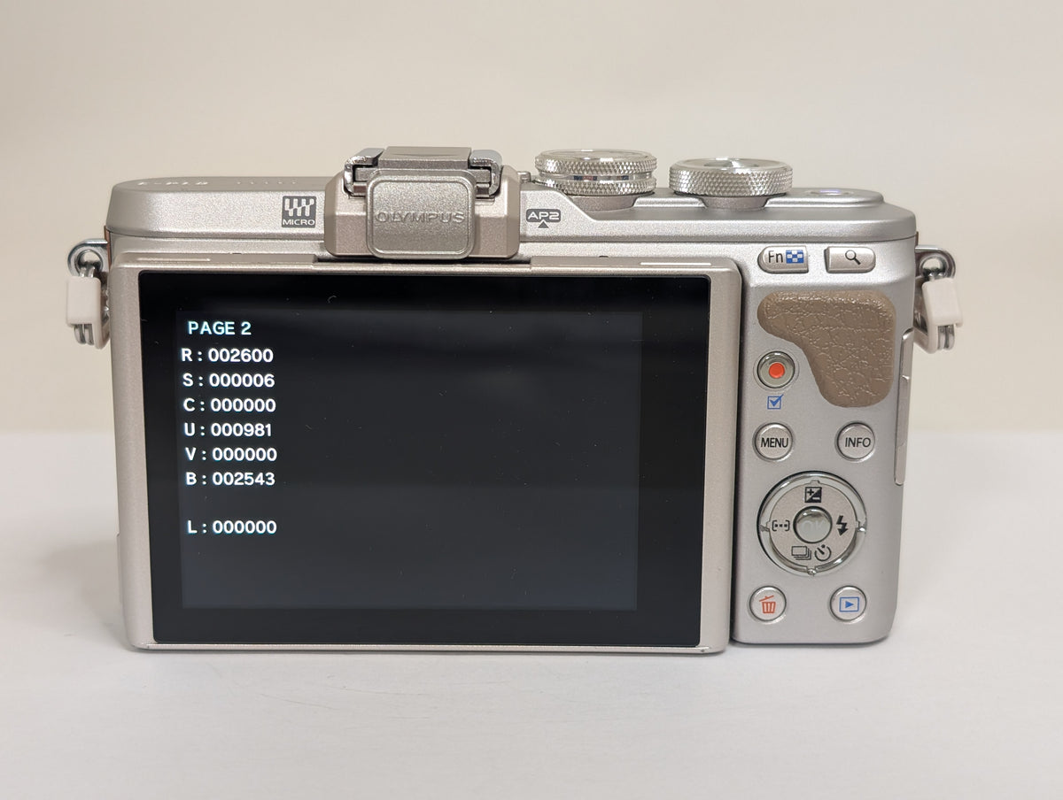 [Top Mint+ SC: 2600] OLYMPUS PEN E-PL8 BROWN w/14-42mm & 40-150mm Lens US Ships