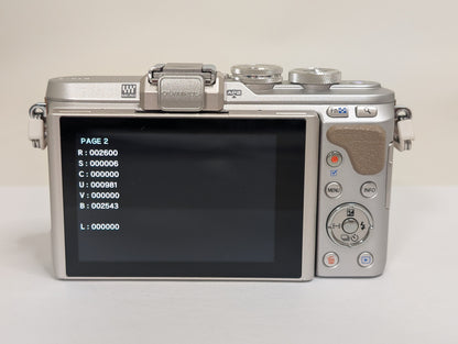 [Top Mint+ SC: 2600] OLYMPUS PEN E-PL8 BROWN w/14-42mm & 40-150mm Lens US Ships