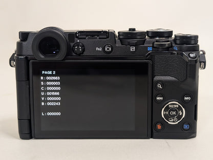 [Reserved] Olympus PEN-F 20.3MP Digital Mirrorless Black & 12mm f/2.0 Lens Kit