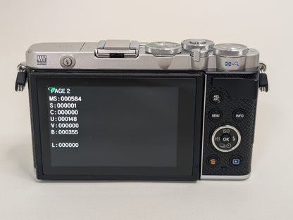 [Top Mint+] OLYMPUS PEN E-P7 Mirrorless Camera Silver W zoom lens Kit US Stock