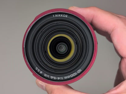 [Mint+++++] Nikon 1 NIKKOR 10-100mm F/4-5.6 VR ZOOM Lens RED Ship from US OR
