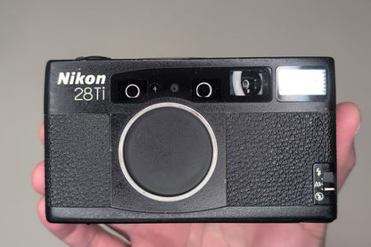 [US Duty Paid] Nikon 28Ti 35mm Film Camera Point & Shoot Black Body US Ships