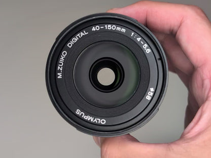 [Top Mint+] Olympus M.Zuiko Digital 40-150mm f/4-5.6 R ED Lens BLACK US Stock