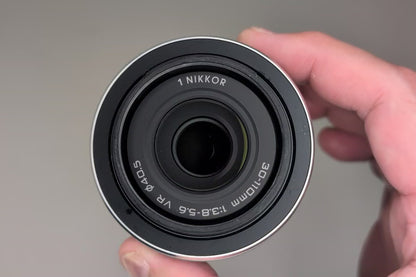 [Mint+++] Nikon 1 NIKKOR 30-110mm f/3.8-5.6 VR White Zoom lens Ship from US OR
