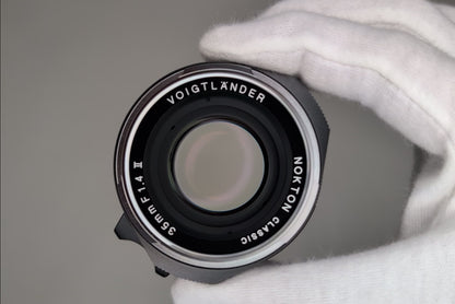 [Top Mint in BOX] Voigtlander NOKTON classic 35mm F/1.4 II MC VM Leica M JAPAN 