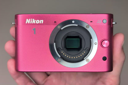 [US Duty Paid] Nikon 1 J2 Pink Digital Camera 10-30mm & 30-110mm Lens US Ships