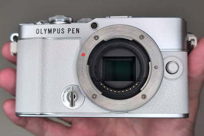 [Top Mint+++] OLYMPUS PEN E-P7 Mirrorless Camera White W zoom lens Kit US ships