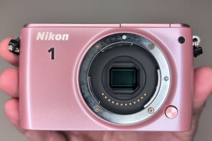 RARE! [Mint+] Nikon 1 S1 PINK Mirrorless Digital Camera  W zoom kit Ship from US