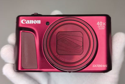 [Top Mint in BOX] Canon PowerShot SX720 HS 20.3MP Compact Digital Camera RED USA